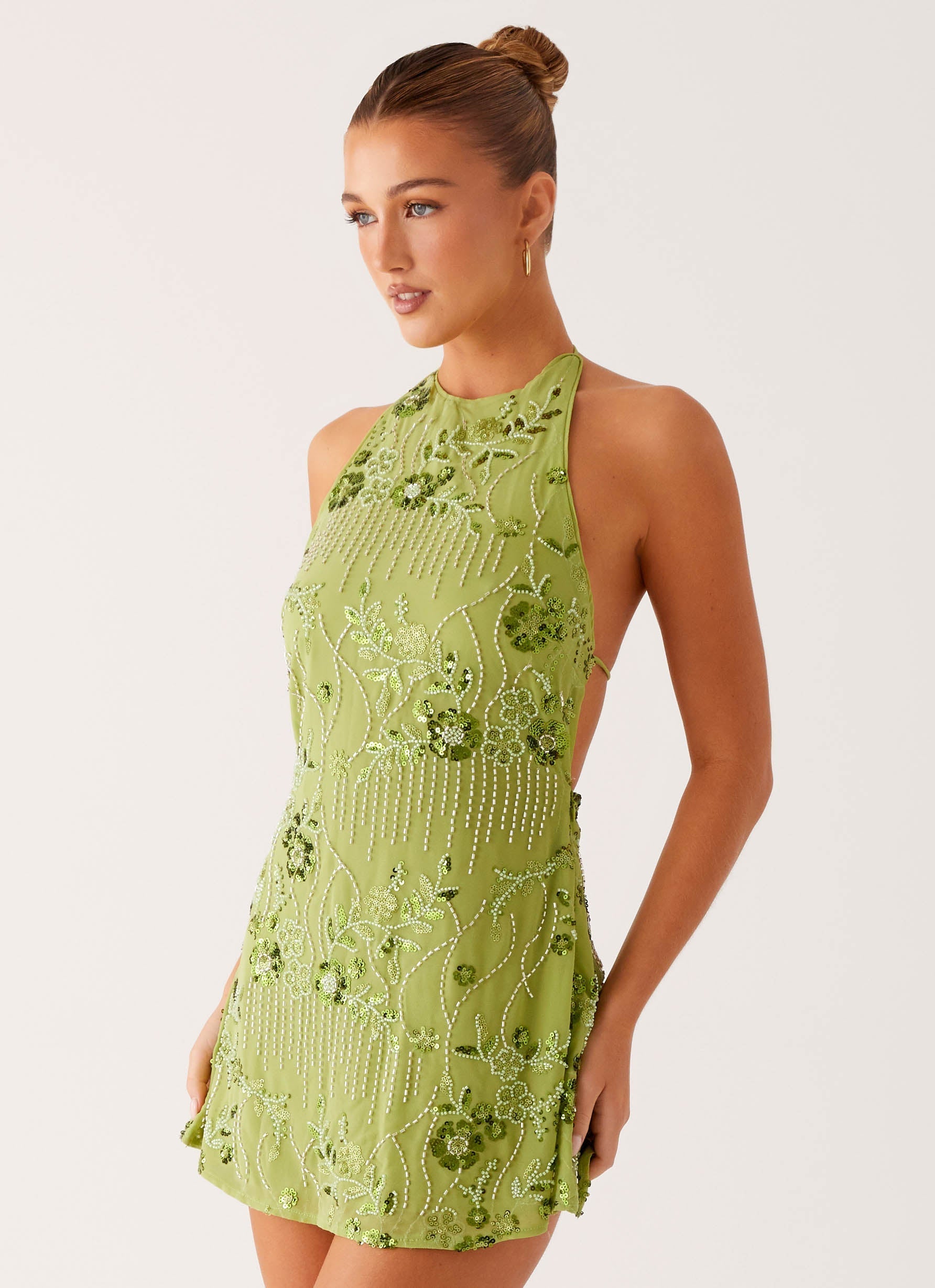 Leo | Beaded Mini Dress